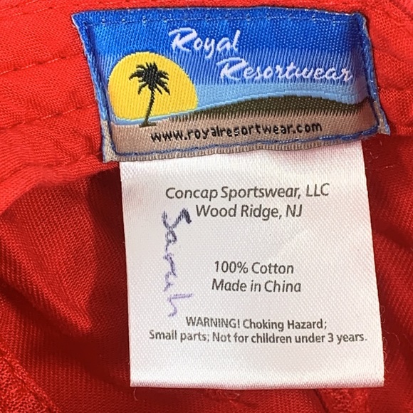 Punta Gorda FL Alligator Baseball Hat Kids Adjustable Red Strapback Cap - Picture 15 of 15